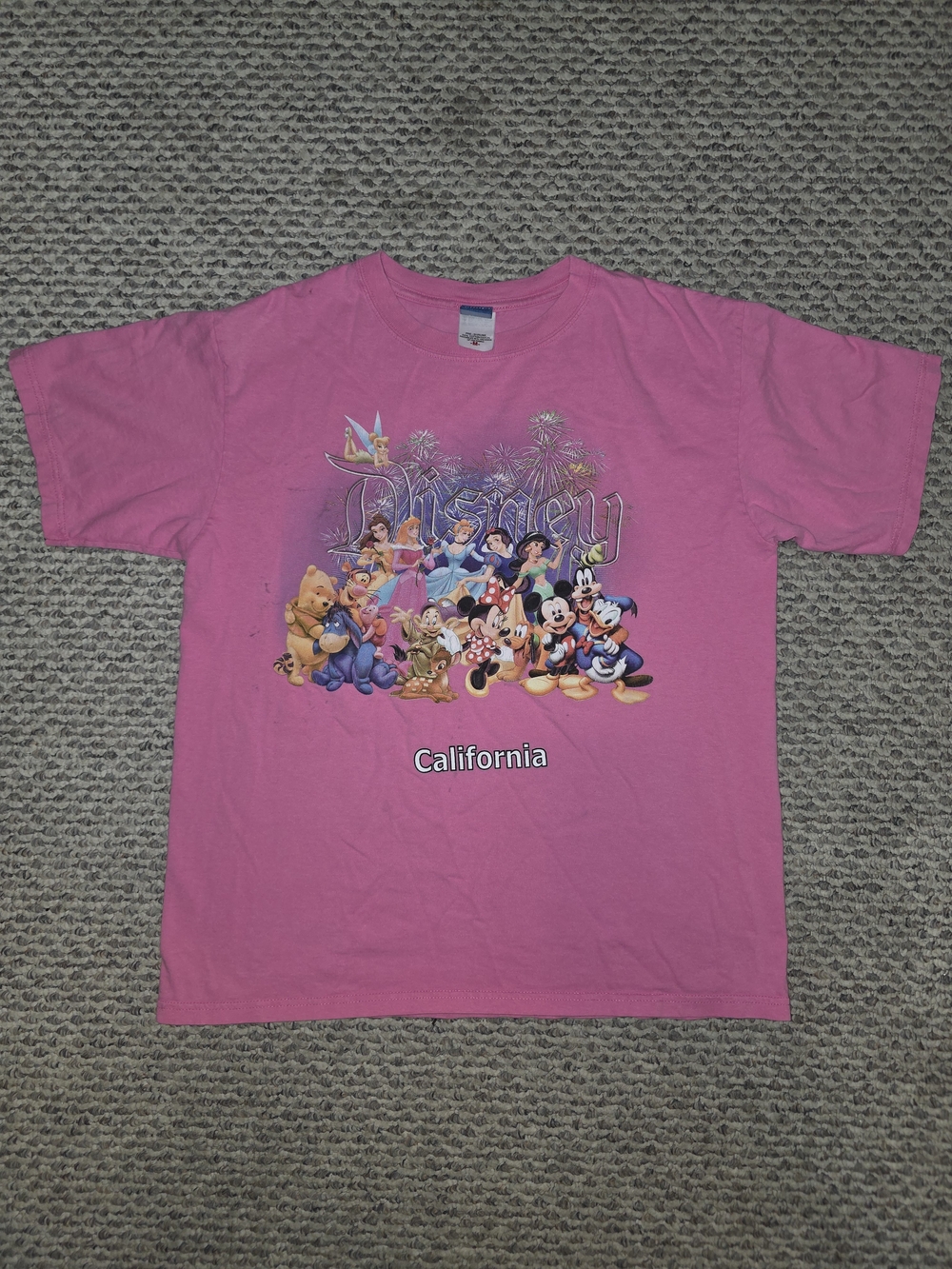 Disney California Pink Graphic T-Shirt